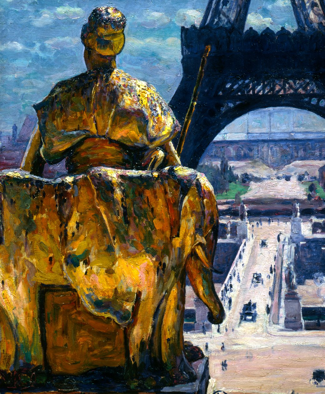 Eiffel-torni, 1900 tekijältä Louis Welden Hawkins