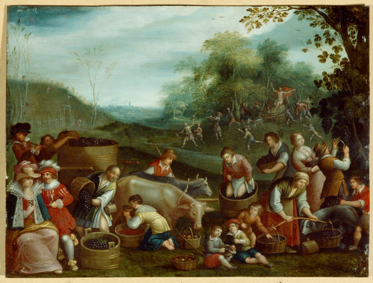 Outono (óleo sobre tela)finlandês tekijältä Louis de (circle of) Caullery