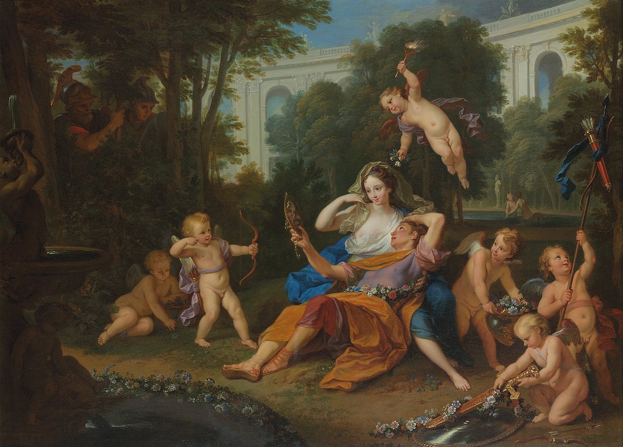 Rinaldo ja Armida, 1704 tekijältä Louis de Boullogne