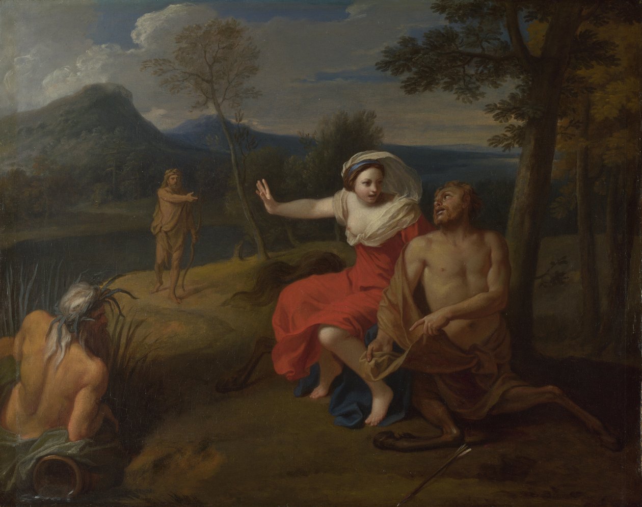 Nessus ja Dejanira, noin 1705 tekijältä Louis de Boullogne the Younger