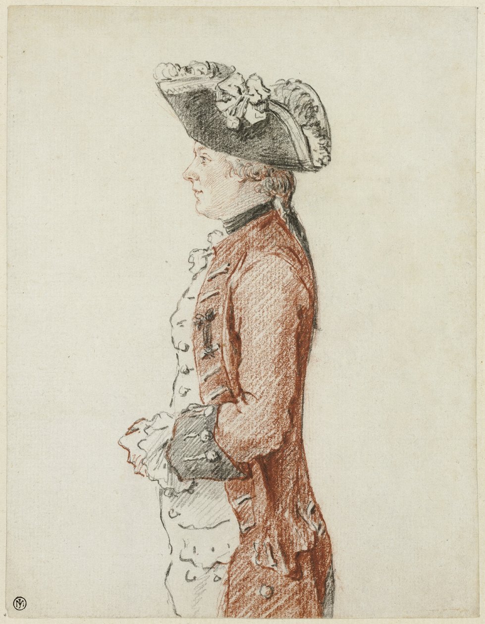 Muotokuva Chevalier de Lézaysta tekijältä Louis de Carmontelle