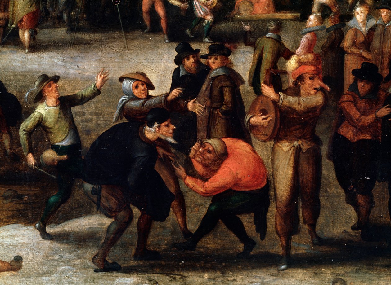 Yksityiskohta karnevaalista, 1600-luvun alku tekijältä Louis de Caullery