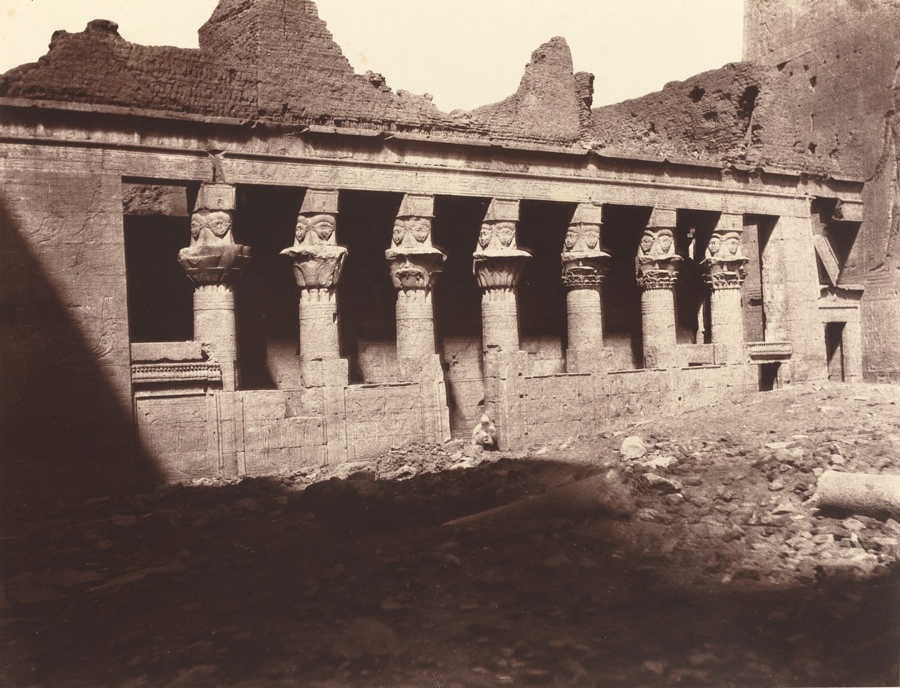 Philae, Inner Court, West Colonnade tekijältä Louis de Clercq