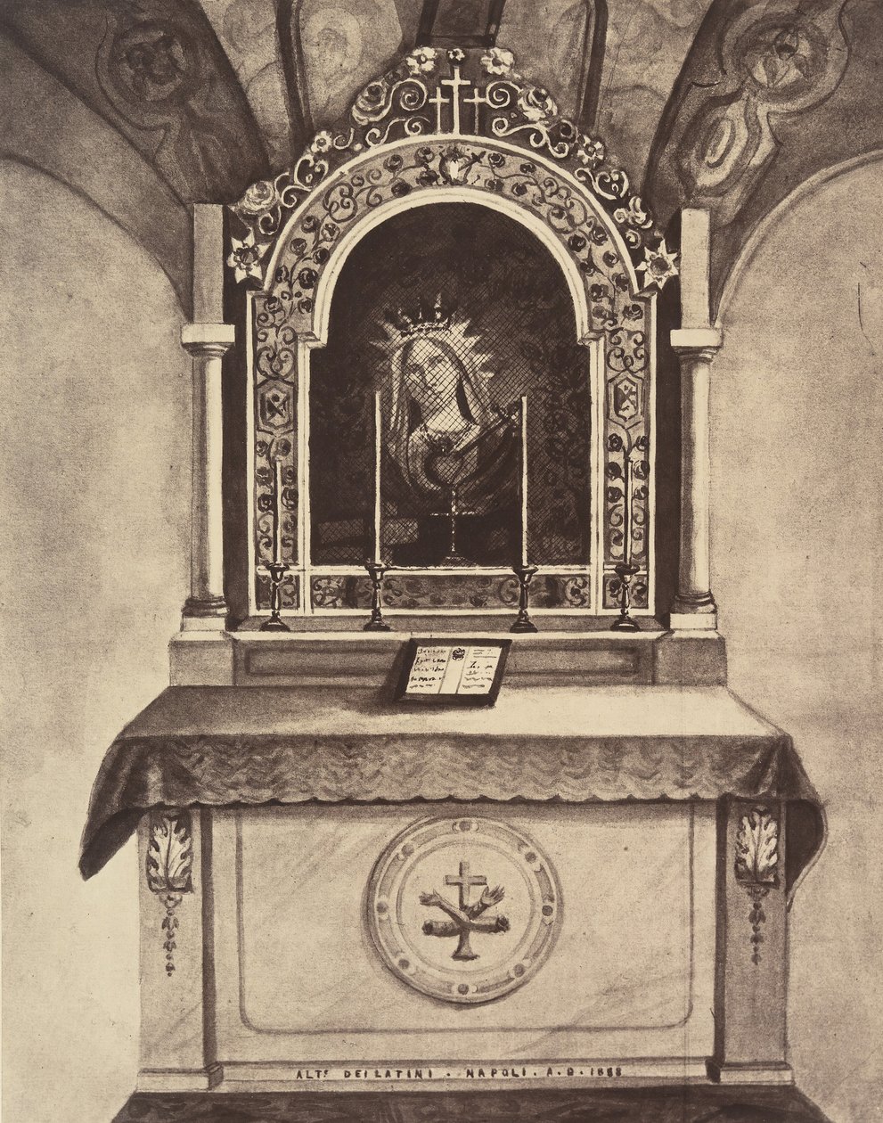 XIII asema. Jeesus luovutetaan äitinsä käsiin. Tämä alttari on rakennettu..., 1860 tai myöhemmin tekijältä Louis de Clercq
