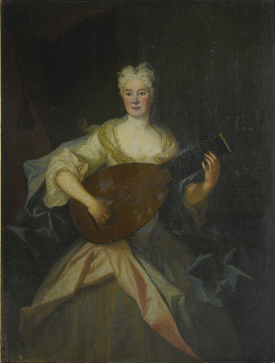 Anna Constantian muotokuva, Coselin kreivitär 1680-1765, s. von Brockdorff tekijältä Louis de Silvestre