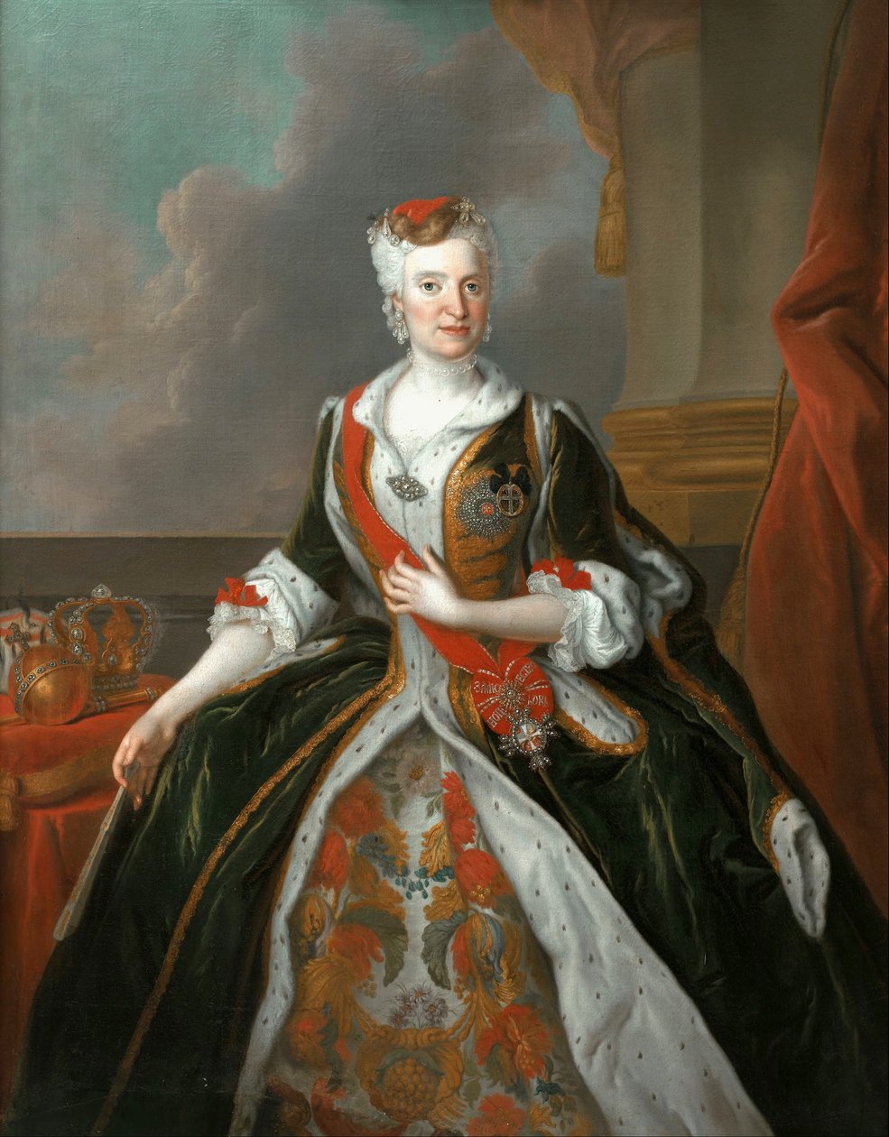 Muotokuva Maria Josepha Itävallan tekijältä Louis de Silvestre