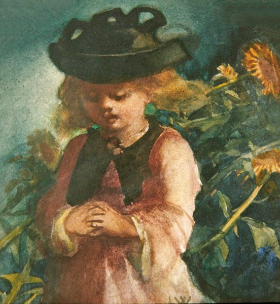 Dandylions, n. 1875 (akvarelli paperille) tekijältä Louisa Anne Marchioness of Waterford
