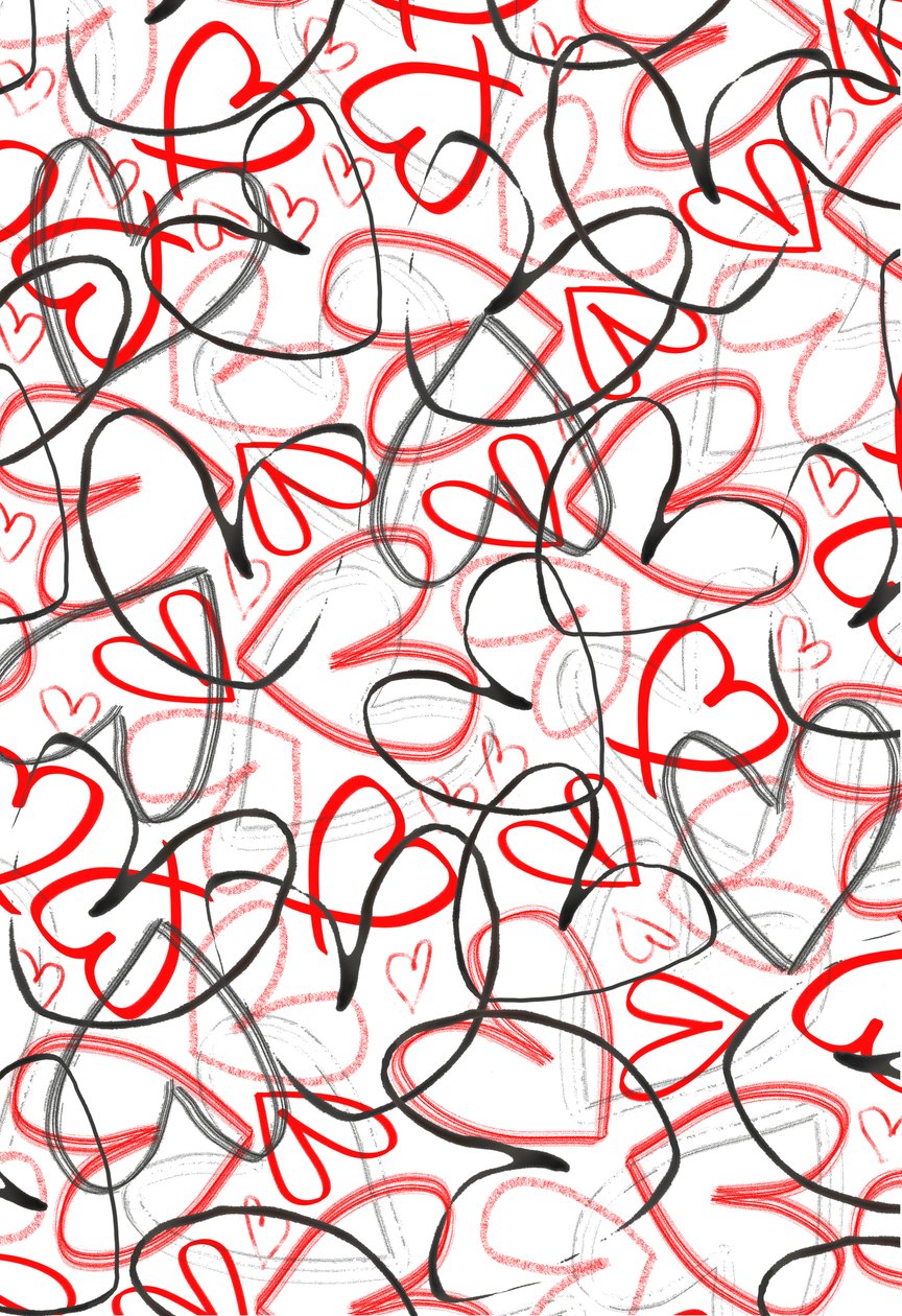 Hearts, 2015, digitaalinen media tekijältä Louisa Hereford