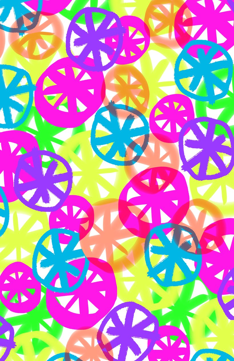 Neon Circles, 2017, digitaalinen media tekijältä Louisa Hereford