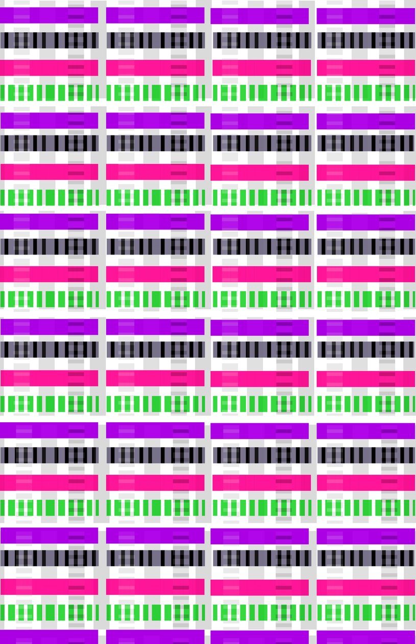 Stripe und Check, 2014 (digitaalinen media) tekijältä Louisa Hereford