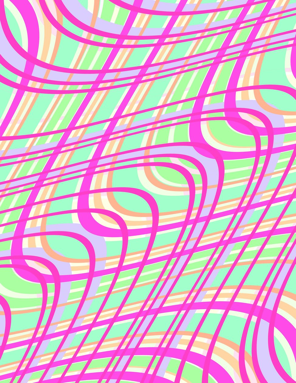 Swirly Check, 2011 (digitaalinen) tekijältä Louisa Hereford