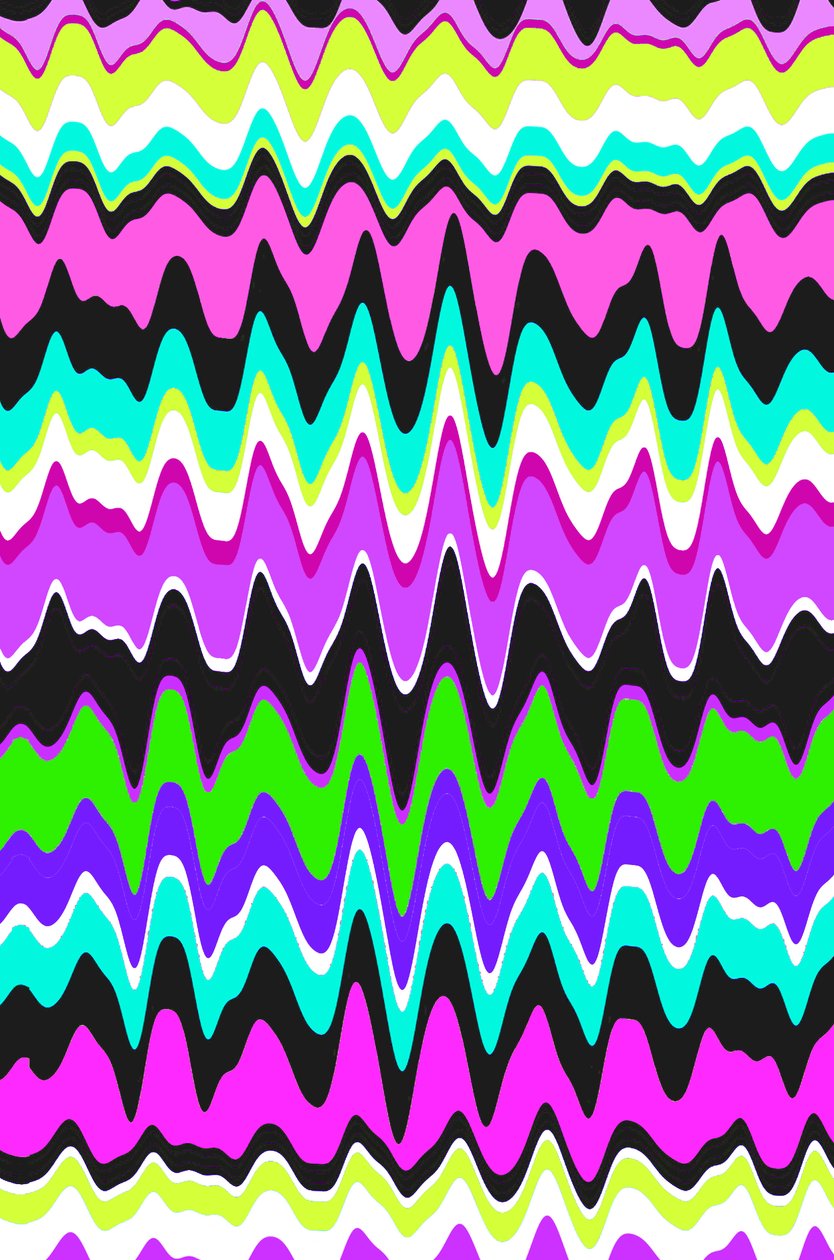 Wavy Stripe, 2015, digitaalinen media tekijältä Louisa Hereford