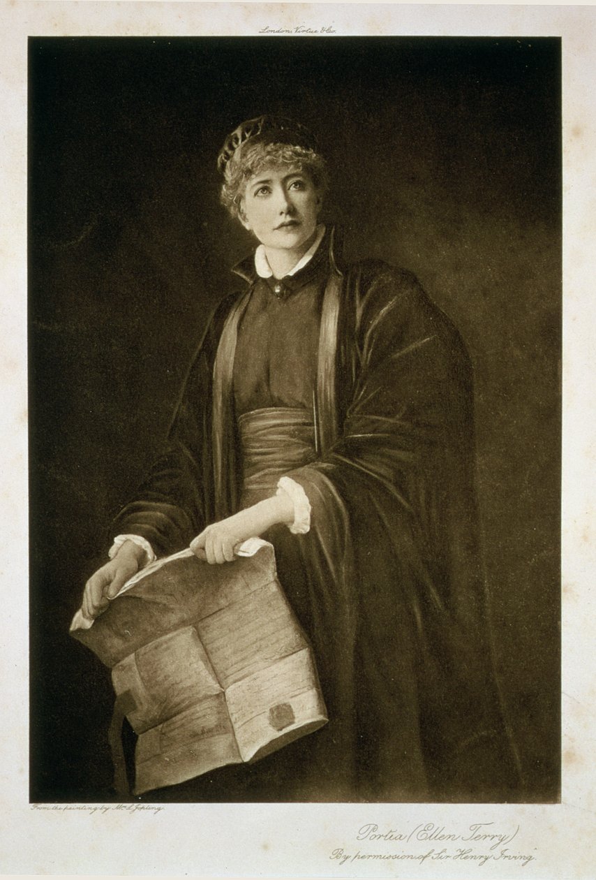 Ellen Terry (1847-1928) Portiana tekijältä Louise Jopling