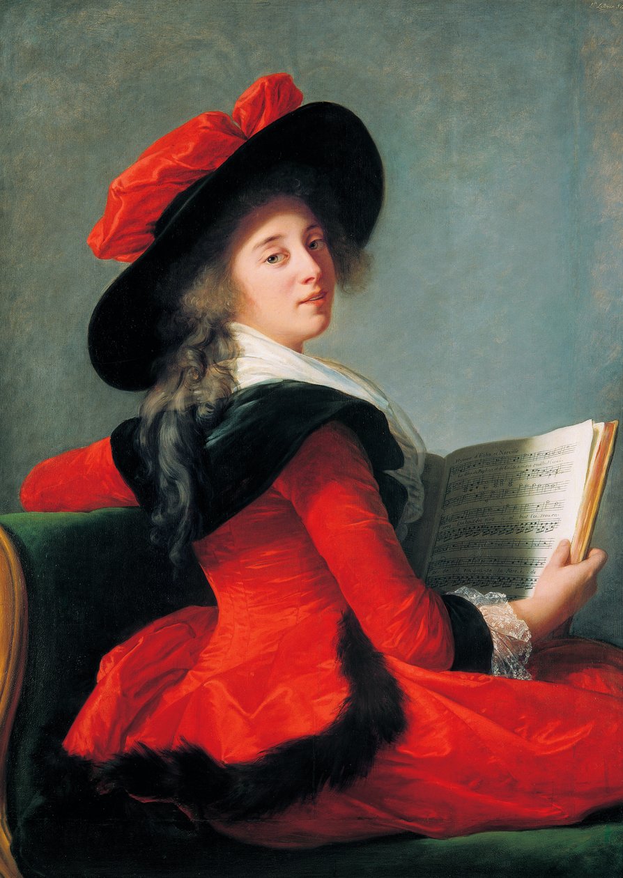 Baronne de Crussolin muotokuva tekijältä Elisabeth Louise Vigee Lebrun