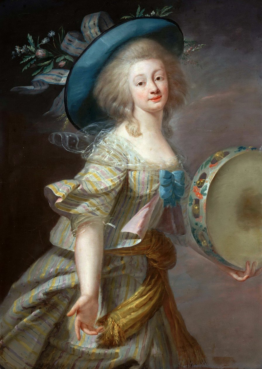 Tanssijan muotokuva, c. 1780. tekijältä Elisabeth Louise Vigee Lebrun