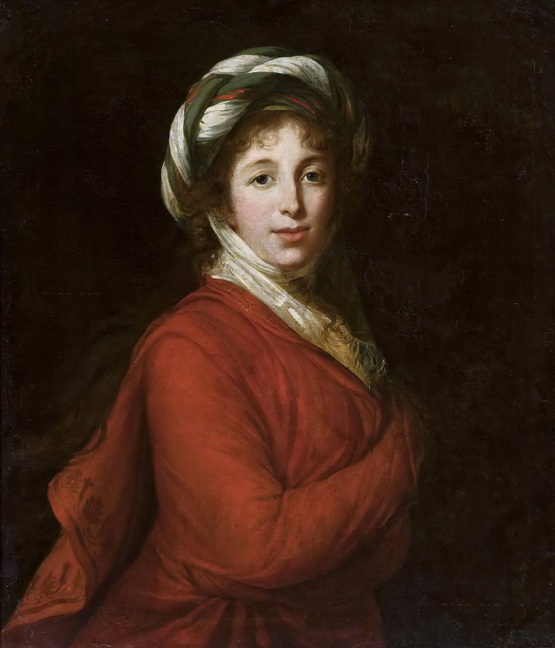 Retrat de la comtessa Helena Radziwill 1753-1821, de soltera Przezdziecka, ca 1802-1805. finlandès tekijältä Elisabeth Louise Vigee Lebrun