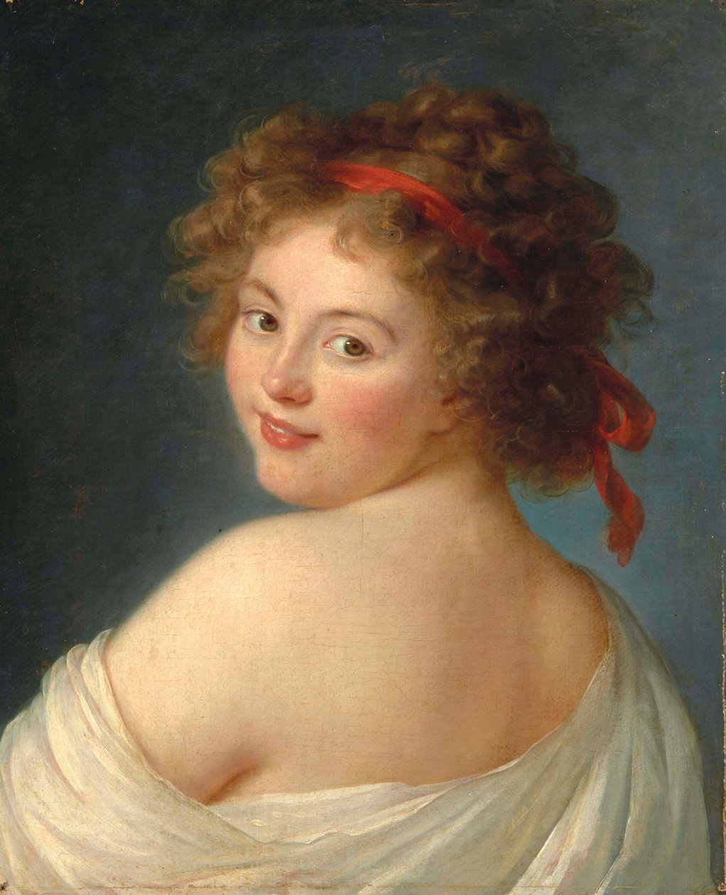 Kreivitär Jekaterina Skavronskajan muotokuva, os. von Engelhardt 1761-1829, 1790. tekijältä Elisabeth Louise Vigee Lebrun
