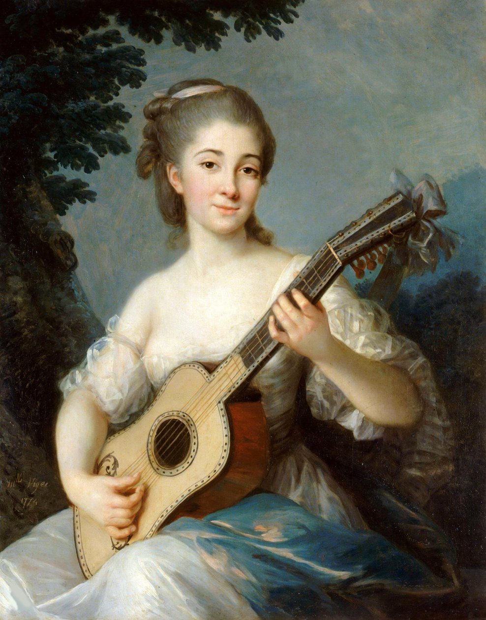 Muotokuva Marie-Louise de Robienista, 1774. tekijältä Elisabeth Louise Vigee Lebrun