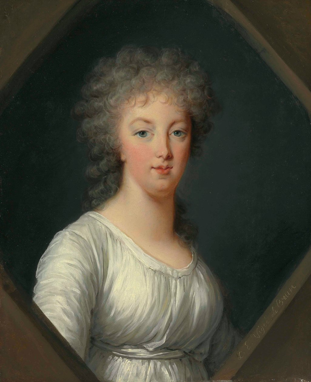 Muotokuva Marie Antoinettesta 1755-1793, 1800. tekijältä Elisabeth Louise Vigee Lebrun