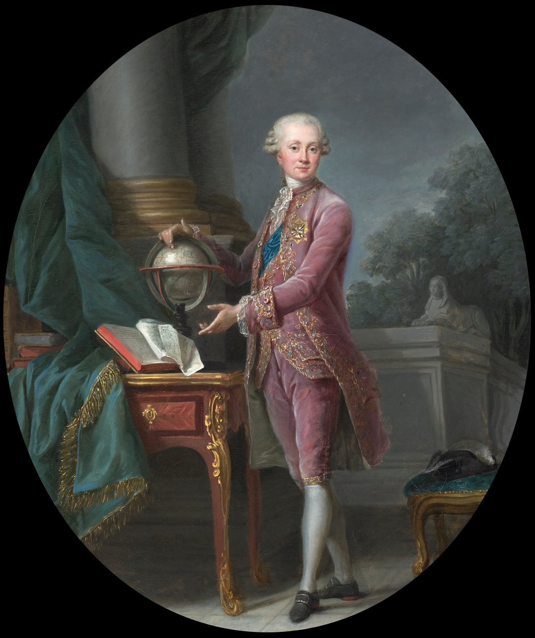 Prinssi Karl Heinrich von Nassau-Siegenin muotokuva 1743-1808, 1776. tekijältä Elisabeth Louise Vigee Lebrun