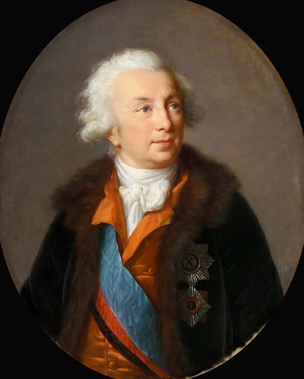 Kreivi Ivan Ivanovitš Shuvalovin muotokuva 1727-1797, n. 1796. tekijältä Elisabeth Louise Vigee Lebrun