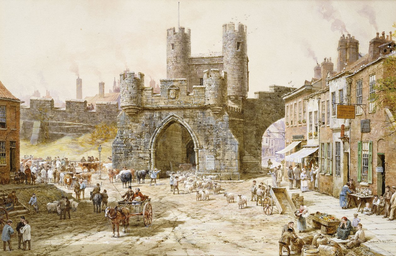 Walgate Bar, York, tekijältä Louise Ingram Rayner