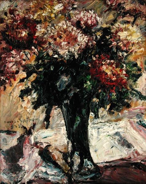 Krysanteemit, 1922 tekijältä Lovis Corinth
