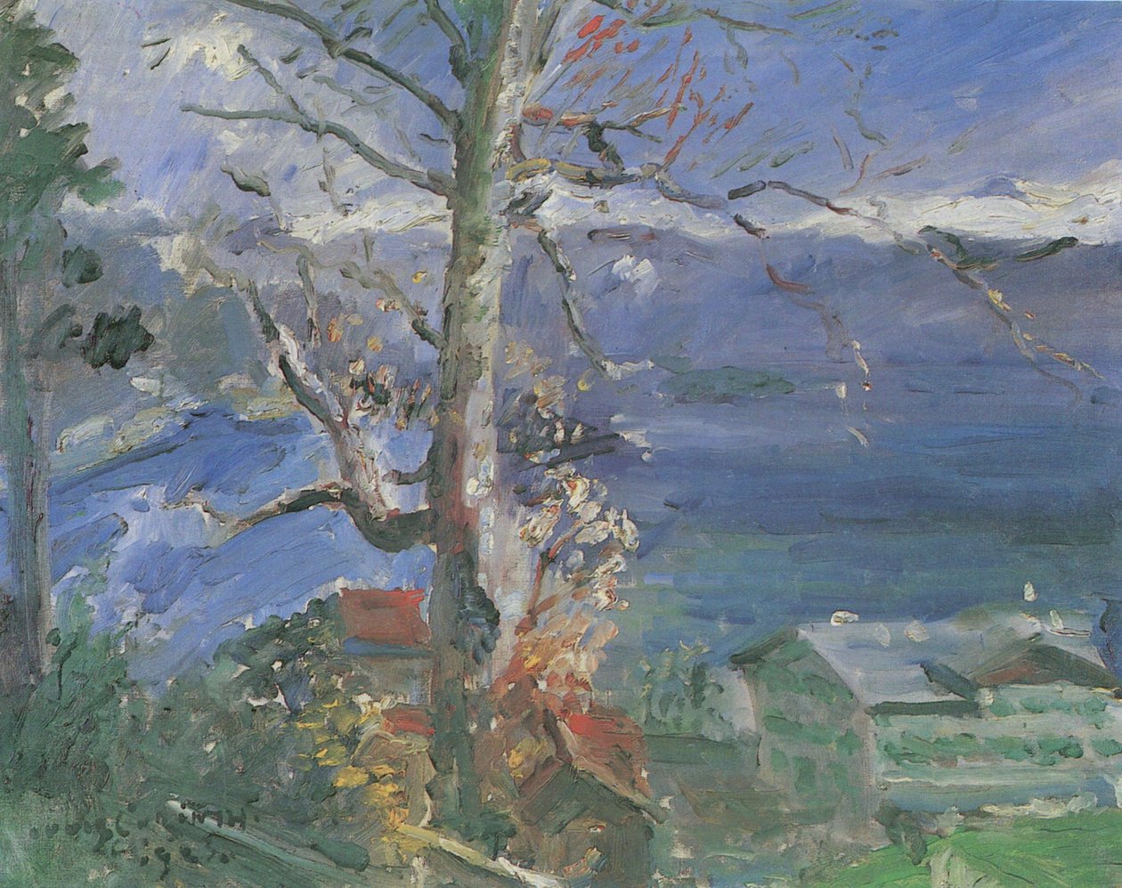 Baum am Walchensee tekijältä Lovis Corinth
