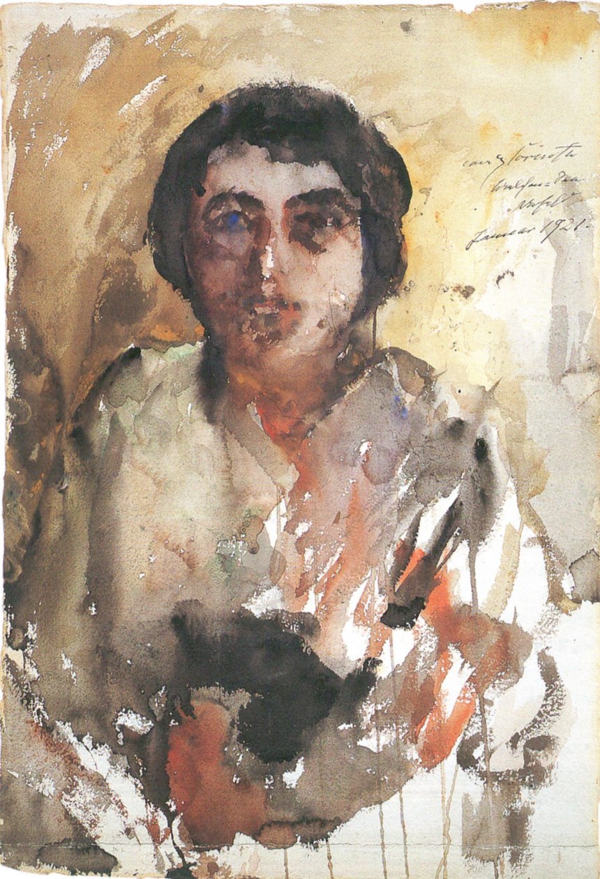 Bildnis Charlotte Berend-Corinth tekijältä Lovis Corinth