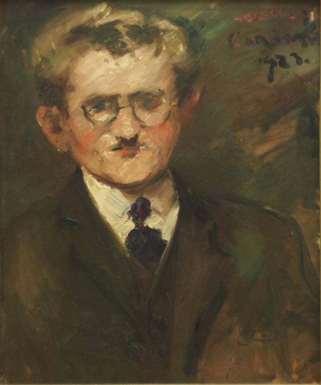 Bildnis des professori Paul Hans Ohmert.n tekijältä Lovis Corinth