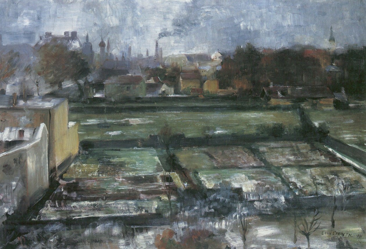 Blick aus dem Atelier tekijältä Lovis Corinth
