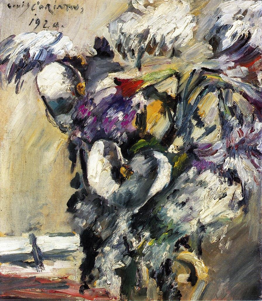 Chrysanthemen und Kallan tekijältä Lovis Corinth