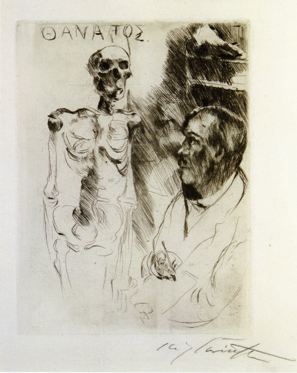 Der Kunstler ja der Tod In tekijältä Lovis Corinth