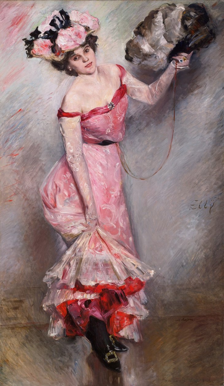 Ellynoil kankaalle 192,1 x 112,1 cm tekijältä Lovis Corinth