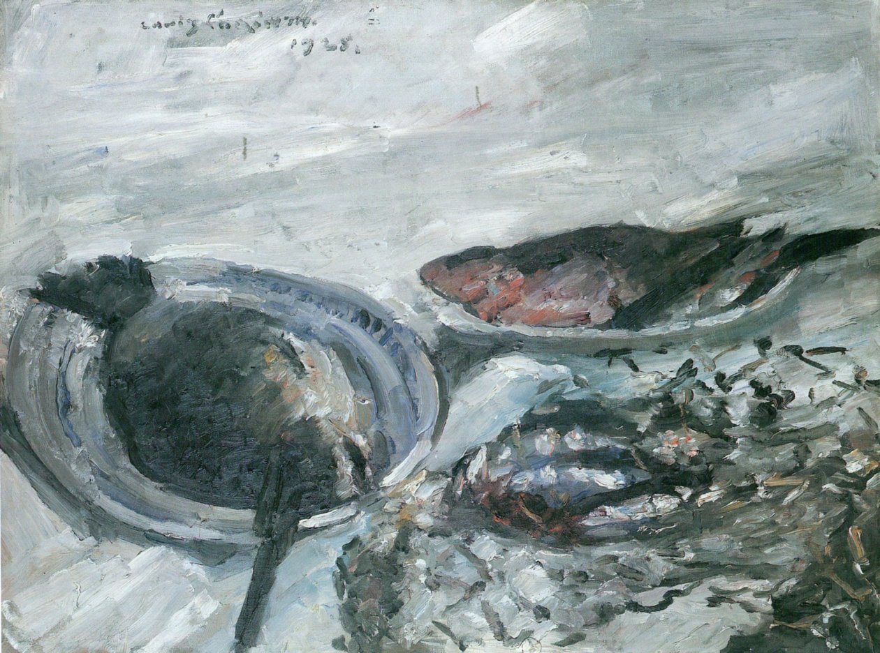 Fischstillebenn tekijältä Lovis Corinth