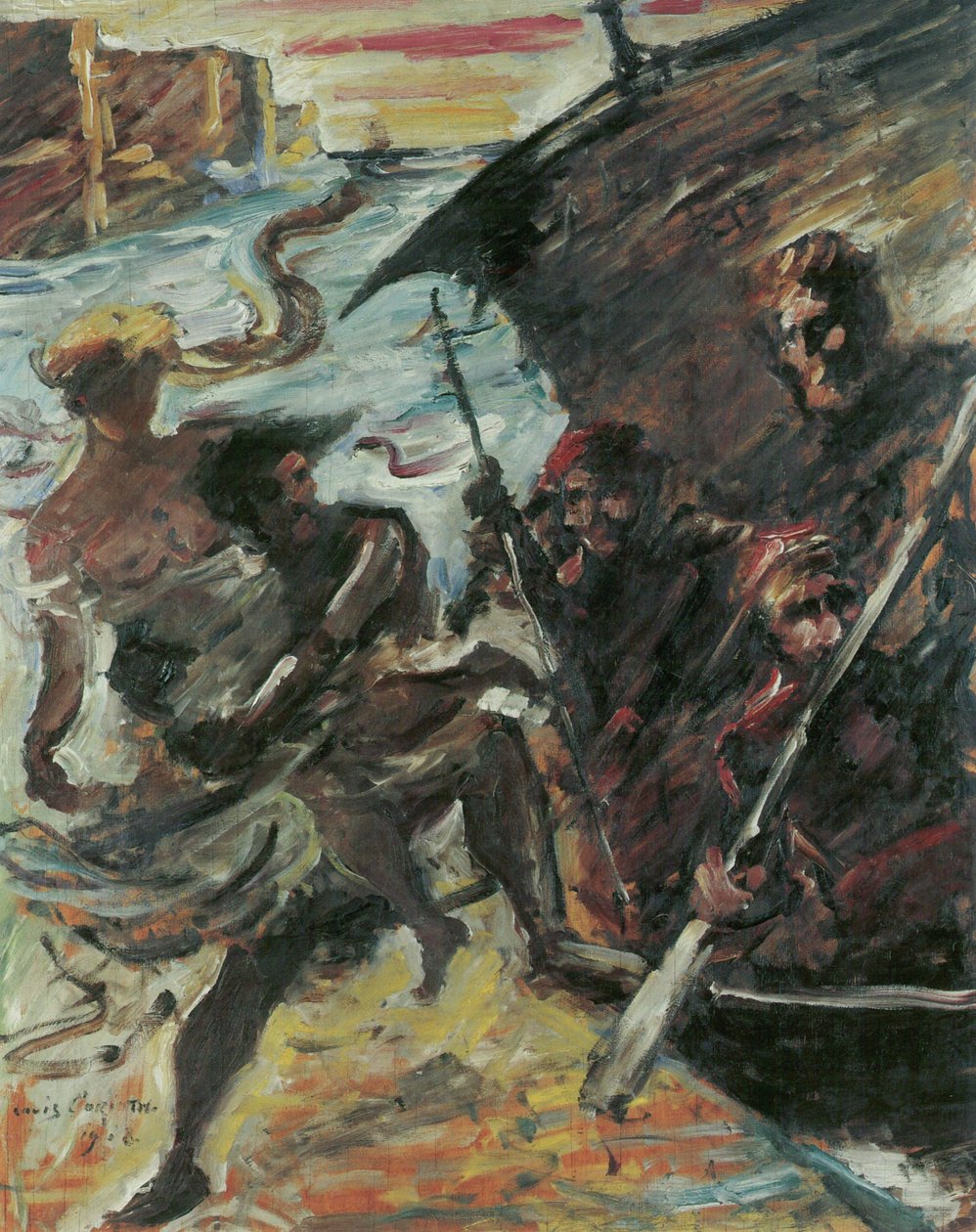 Frauenraubn tekijältä Lovis Corinth