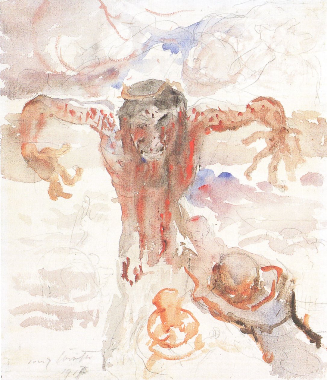 Gekreuzigter Christus tekijältä Lovis Corinth