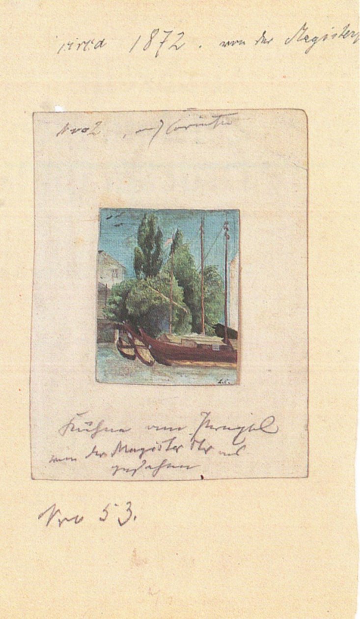 Kahne am Pregeln tekijältä Lovis Corinth