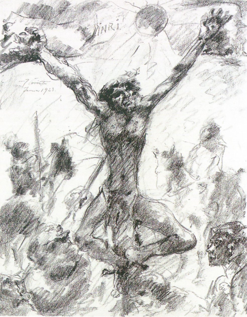 Kreuzigung tekijältä Lovis Corinth