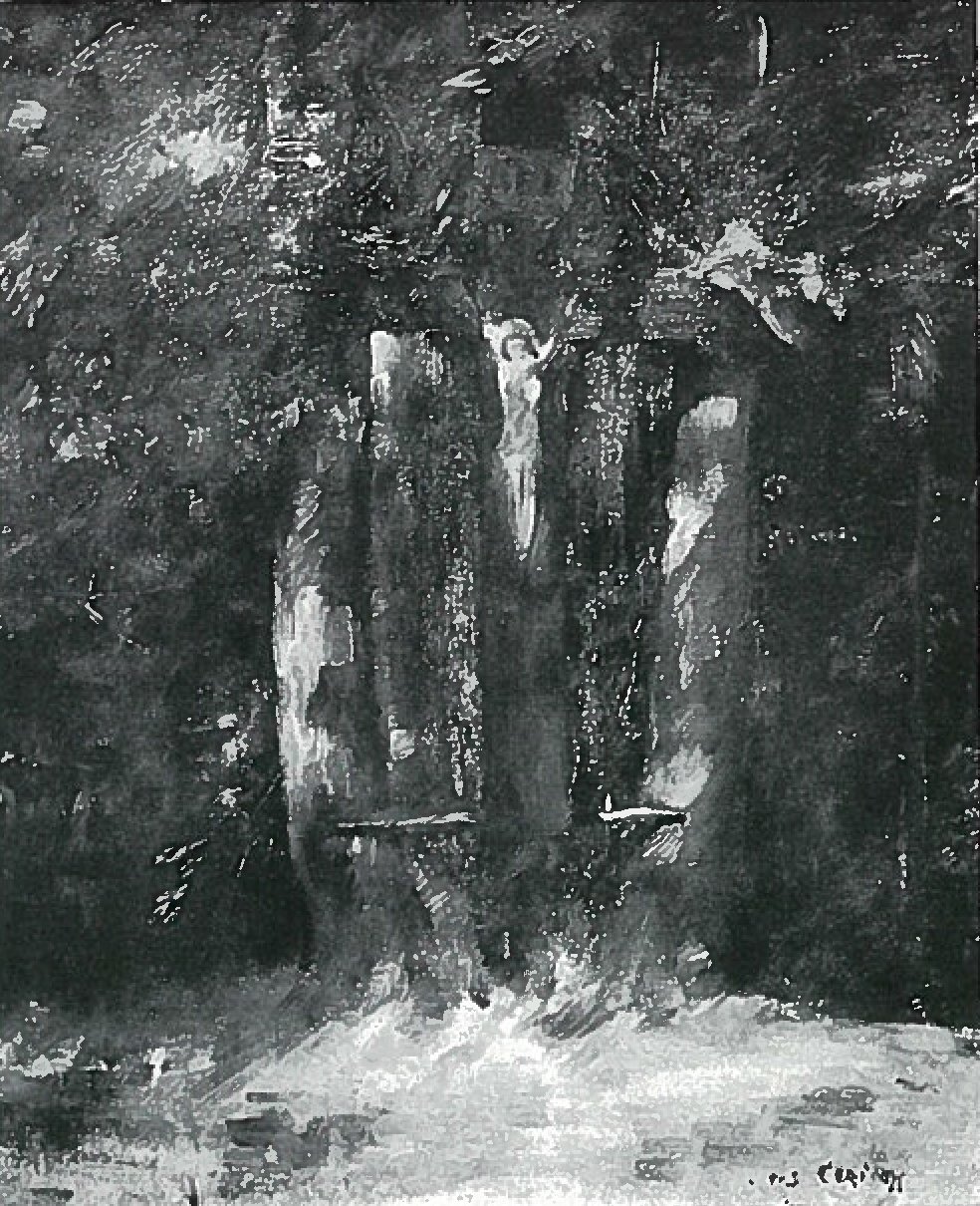 Kruzifix im Walden tekijältä Lovis Corinth