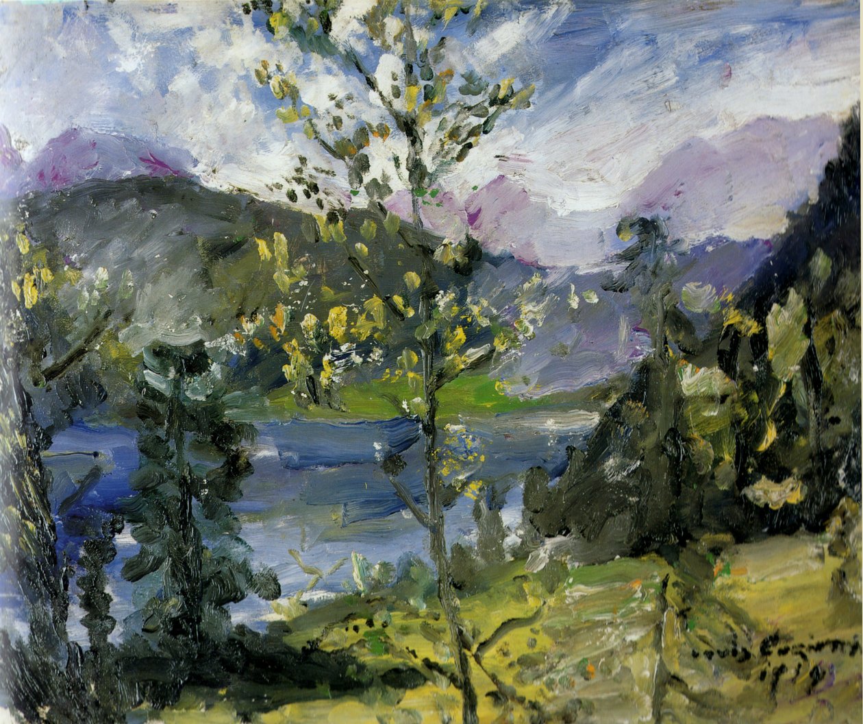 Oktoberschnee am Walchensee tekijältä Lovis Corinth