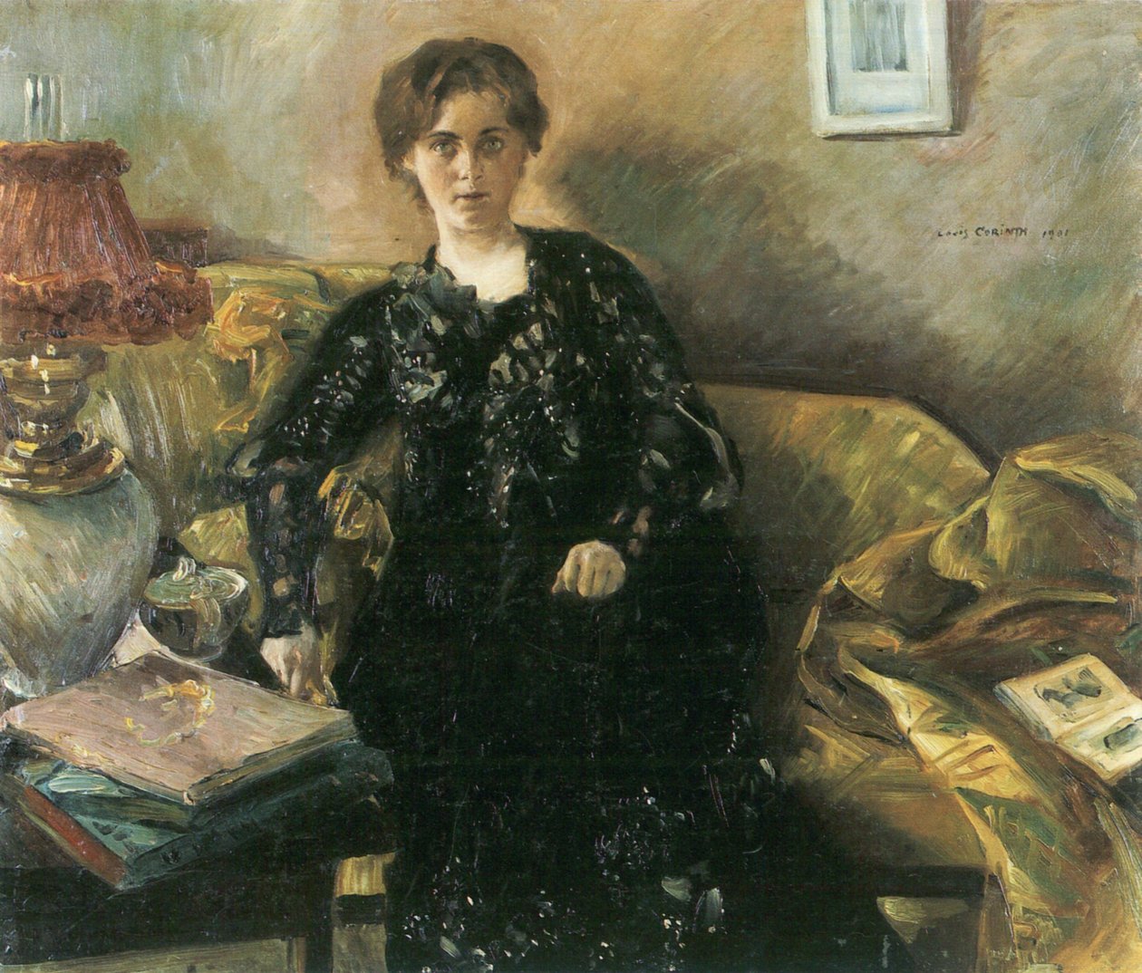 Muotokuva Frau Korfez Holman tekijältä Lovis Corinth