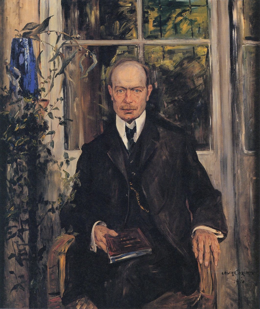 Muotokuva Henry B. Simms tekijältä Lovis Corinth