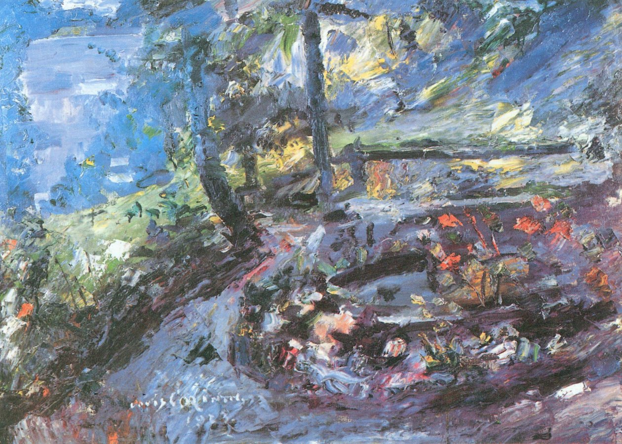 Regenstimmung am Walchenseen tekijältä Lovis Corinth