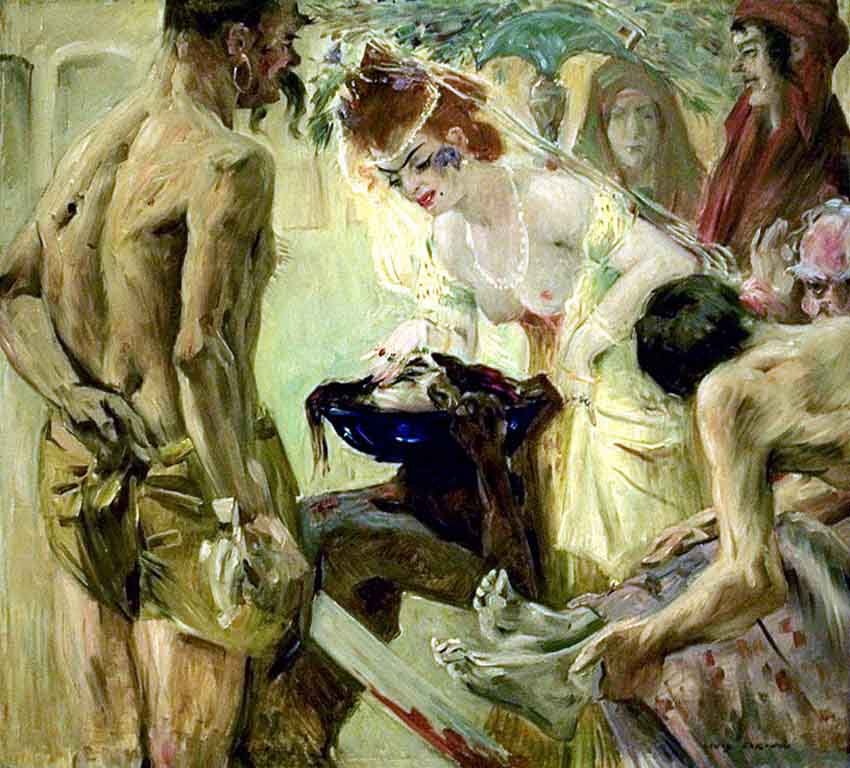 Salome, I. Fassungn tekijältä Lovis Corinth
