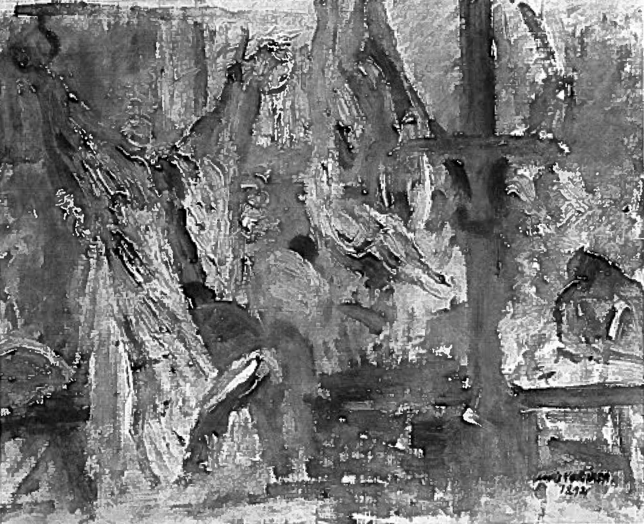 Schlachterein tekijältä Lovis Corinth