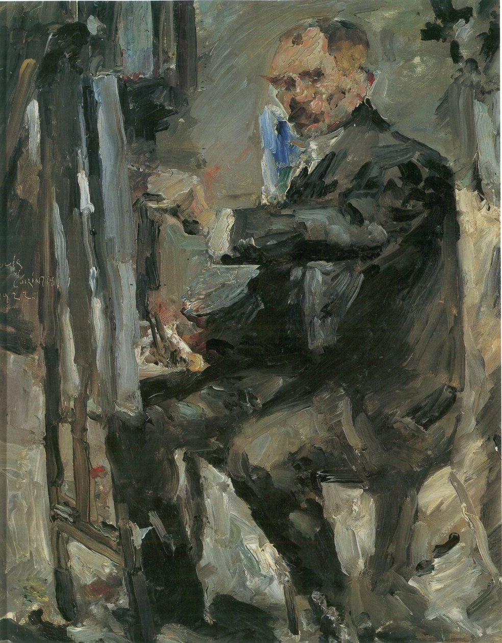 Selbstportrat vor der Staffelei tekijältä Lovis Corinth