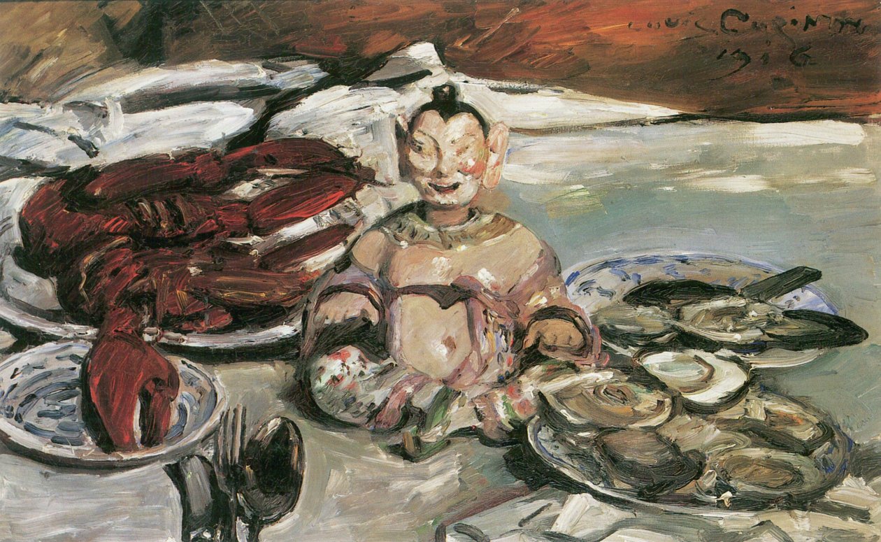 Stillleben mit Pagoden tekijältä Lovis Corinth