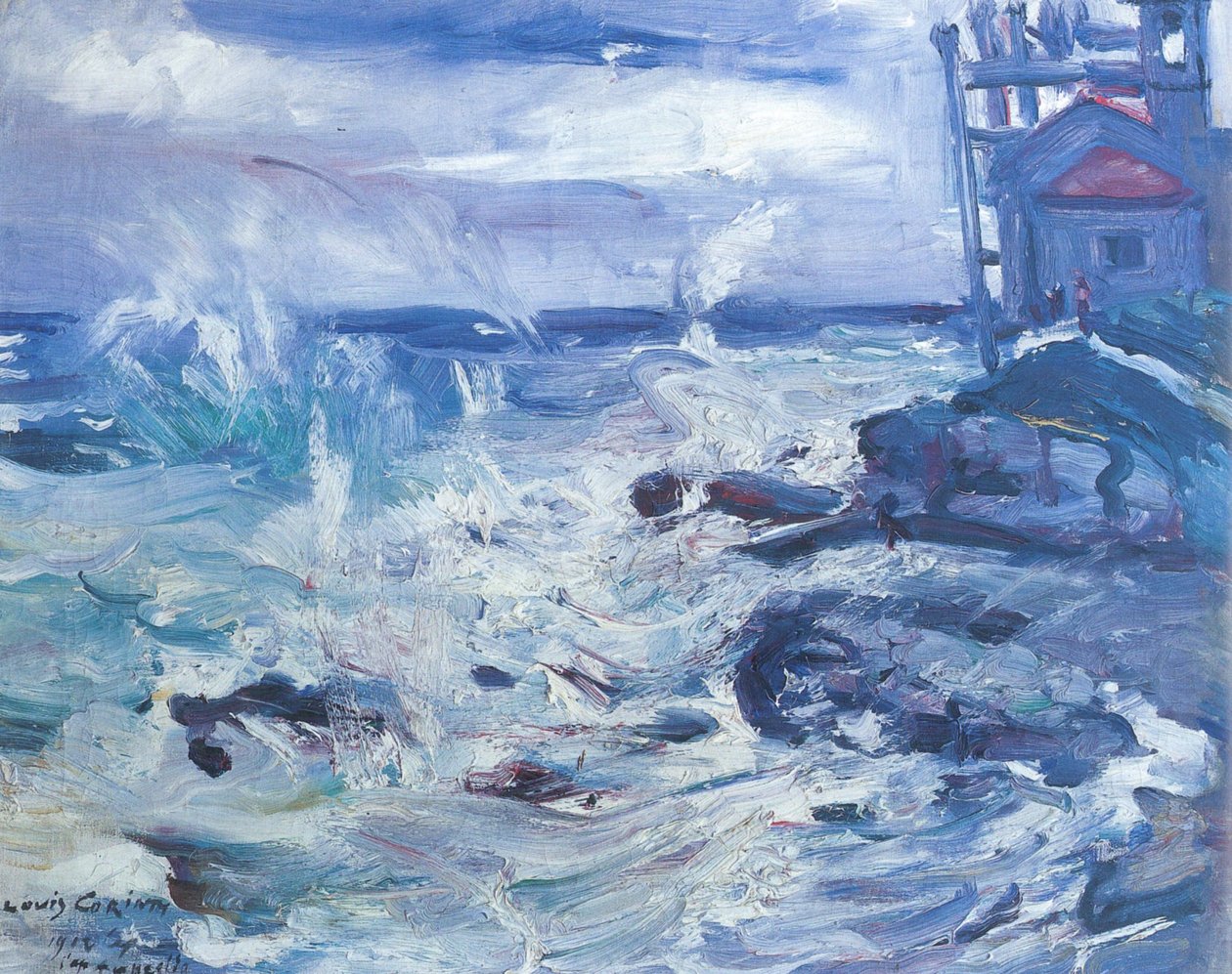 Sturm auf Cap Ampeglion tekijältä Lovis Corinth