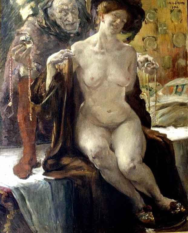Verfuhrung tekijältä Lovis Corinth
